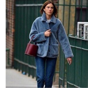 Staud Bisset Bag - burgundy